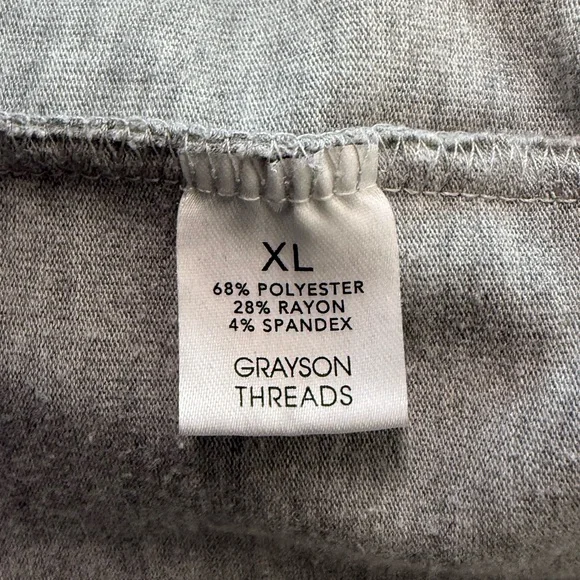 Grayson Threads Gray Crewneck Sweatshirt, Grateful, Size XL - Picture 10 of 11